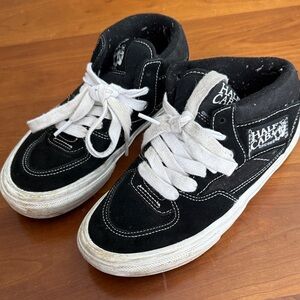 Vans Half Cab Kids Black Skate Shoes sz 3.5